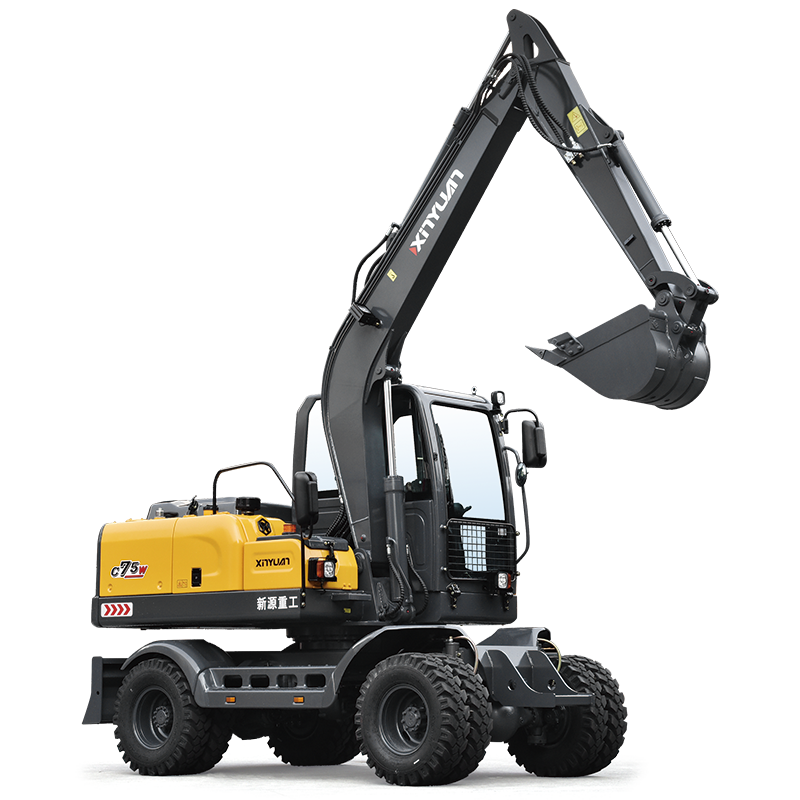 7 ton   Wheeled Excavator xinyuan XYC75WYT